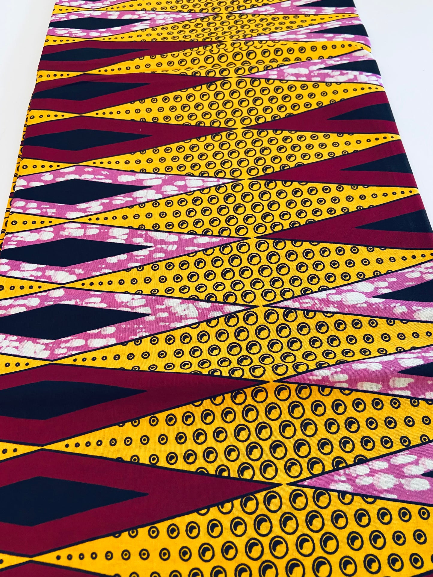 100% Cotton Holland Wax Prints / Ankara African Wax Prints - 6yards