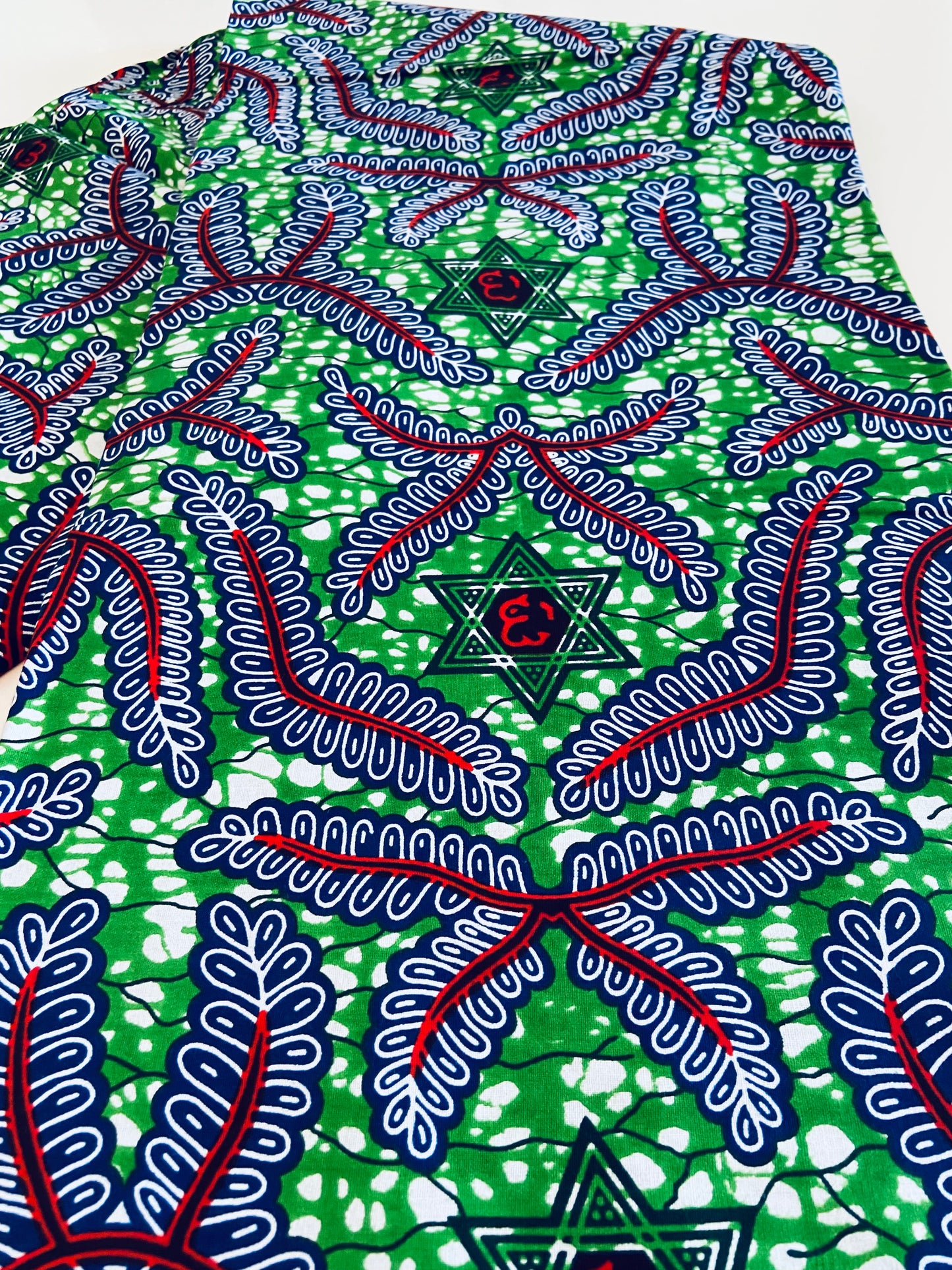 100% Cotton Holland Wax Prints / Ankara African Wax Prints - 6yards