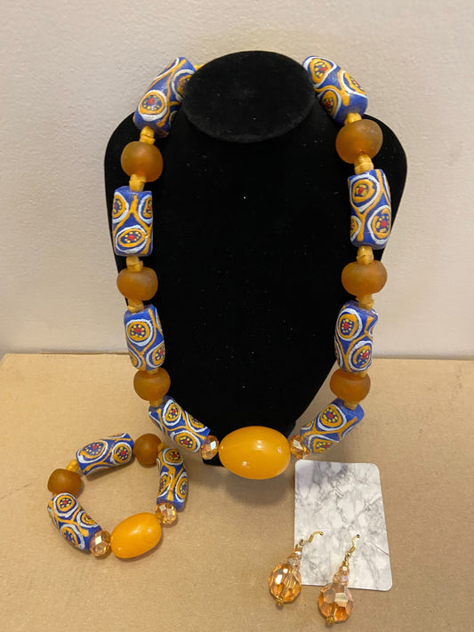 Handmade Ghana Krobo Beads Set